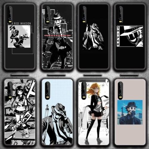 Anime High Rise Invasion Phone Case for Huawei P20 P30 P40 lite E Pro Mate 40 30 20 Pro P Smart 2020