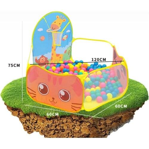 Children Outdoor Indoor Portable Baby Playpen Ball Pool Play Tent Kids Safe Foldable Playpens Game Pool of Balls for Kids Gifts