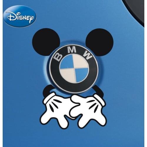 Disney Creative Funny Simple Cartoon Car Decoration Mickey Mouse Minnie Cute Cartoon Car Scratch Decoration Car Sticker