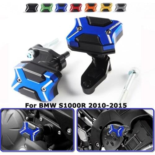 For BMW S1000R 2010-2015 Frame Slider Crash Pad Protector Anti-drop Ball Blue
