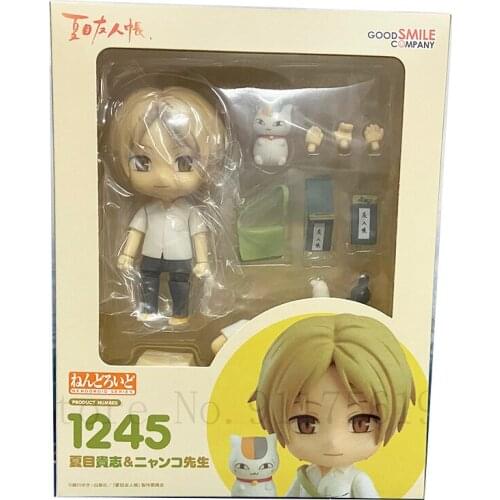 Natsume Yuujinchou Figure Anime Natsumes Book of Friends Nyanko Sensei 1245# PVC Action Figure Dolls Toys 10cm
