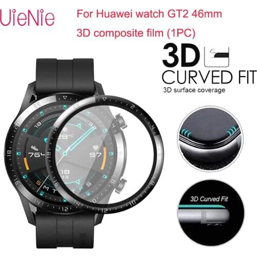 3D Curved Composite Protective Film For Huawei Watch GT2 46mm Smart Watch High Quality/Scratch Resistant Protector Accessories
