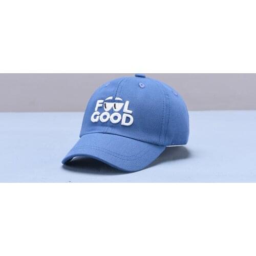 Ldslyjr 2021 Letter Good Embroidery Cotton Casquette Baseball Cap Adjustable Snapback Hats for Child Boy and Girl 152