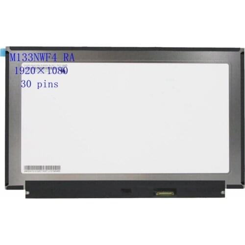 13.3" LCD Display Screen matrix M133NWF4 RA FRU: 02DA371 FHD 1920X1080 30pin 45% NTSC colour