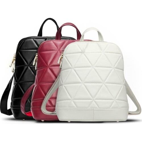 The new European and American fashion ling backpack bag women bag