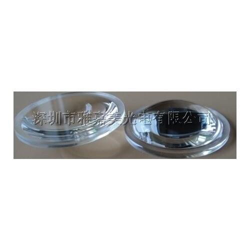 Wholesale- High quality, high power LED lens 38MM Transparent surface Led optical convex lens