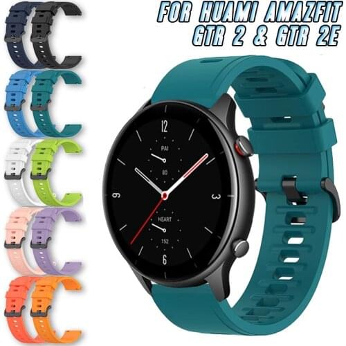Original Silicone Strap For Huami Amazfit GTR 47mm Pace Smart Watchband For Amazfit GTR 2 2e Stratos2 2S 3 Zepp Z Sport Bracelet