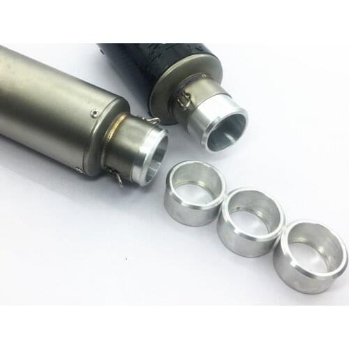 Motorcycle Exhaust Adapter Reducer Connector Pipe 60mm to 51mm For 60mm Exhaust