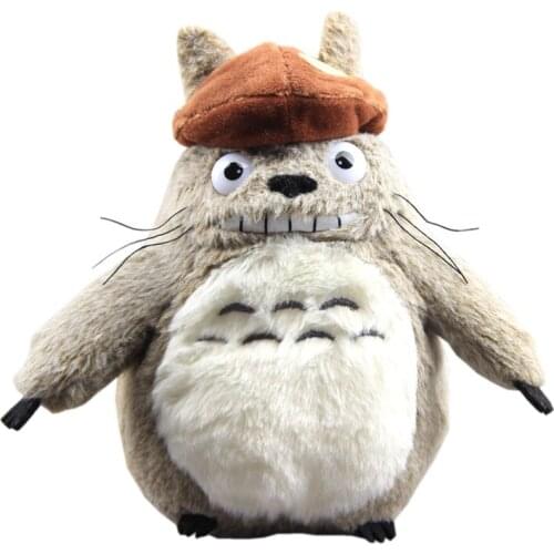 Height 20 CM Cartoon Plush Totoro Toys kawaii Japanese style Stuffed Mushroom Totoro Cat Pillow baby kids Birthday Gift
