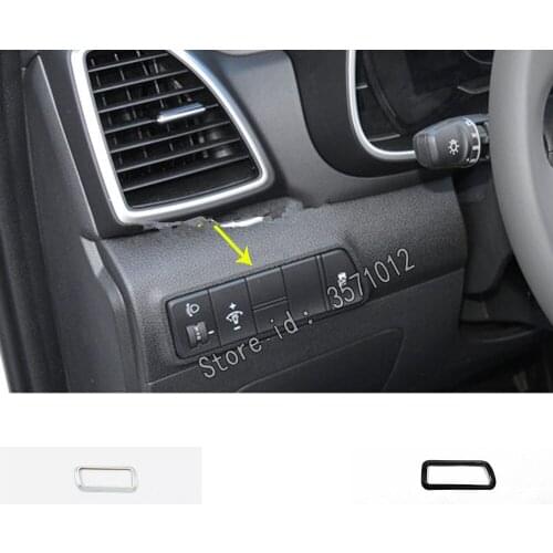 Car Stick Styling Cover Front Head Fog Light Switch Button Trim Frame Lamp 1pcs For Hyundai Tucson 2019 2020