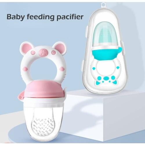 Baby Feeding Pacifier Silicone Food Supplement Soothing Pacifier Nipples For Newborns Fruit And Vegetable For Kids