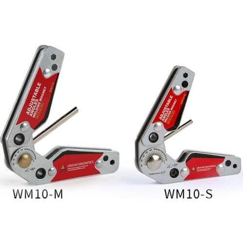 Adjustable Angle(20°~200°) Welding Locator Welding Magnet Welding Fixture Strong Magnetic Welding Corner Tool