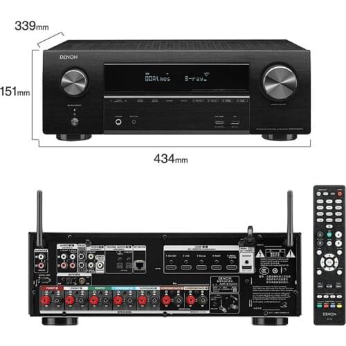 Power Amplifier 7.2 Channel Home Theater High Power Bluetooth Non-Destructive USB Fiber Dolby HDMI