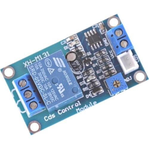 XH-M131 DC 12V Light Control Switch Photoresistor Relay Module Detection Sensor 10A brightness Automatic Control Module CNIM Hot