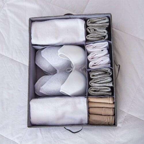 Underwear Storage Box Dormitory Wardrobe Storage Box Underwear Socks Home Cabinet Storage Box Bra Storage Drawer Storage Box