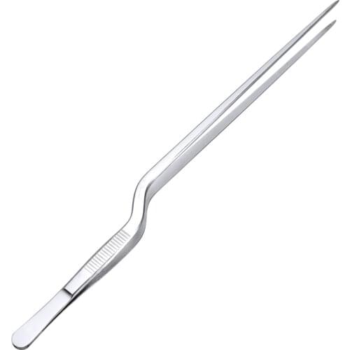 1pcs Mini Stainless Steel Tongs Chief BBQ Tongs Clip For Food Meat Tweezer Outdoor Picnic BBQ Cooking Tools 14-30cm 6Sizes