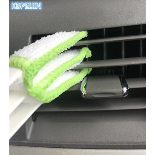 Car Air Conditioning Vent Blinds Clean Sticker Keyboard brush For Citroen c2 c4 c5 c4l c3 saxo xsara picasso Accessories