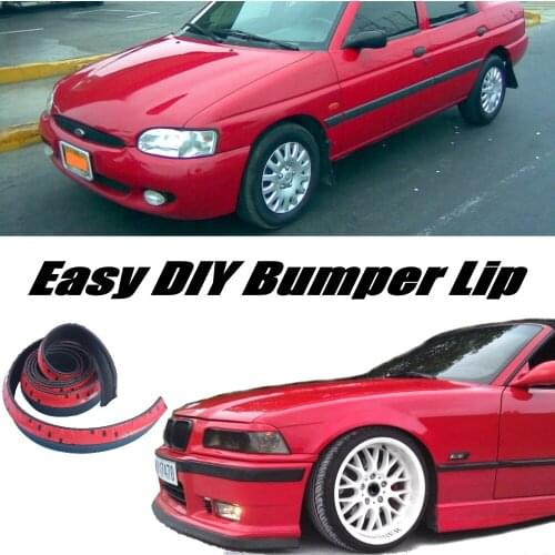 NOVOVISU Bumper Lip Deflector Lips For Ford ZX2 Front Spoiler Skirt For Car View Tuning / Body Kit / Strip
