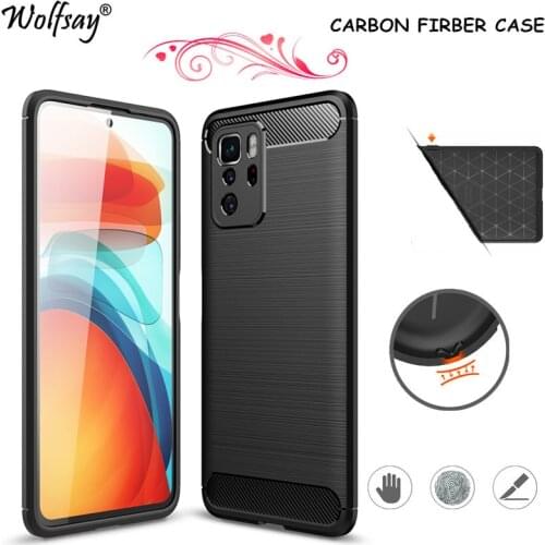 Carbon Fiber Cover For Xiaomi Poco X3 GT Case Rubber Silicone Bumper Case For Xiaomi Poco X3 GT Case For Xiaomi Poco X3 GT 6.6"