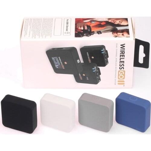 For RODE Wireless Go/Go II Anti-squeeze Microphone Storage Cover Protective Shell Silicone Case Sleeve
