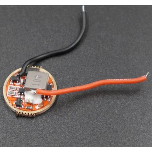 Flashlight led Driver 17mm 3.7V-8.4V CREE XM-L2/XP-L V5/XP-L HI 5Mode 2.4A 2400mA Circuit Board for DIY Flashlight Torch access