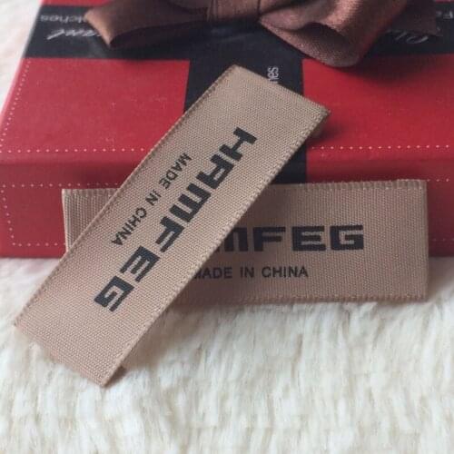 Custom clothing label maker/custom woven labels for clothing/woven garment labels