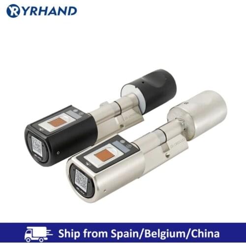 L6SRB Fingerprint Smart Lock Electronc App cylinder door lock EU Model