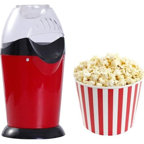 Popcorn Machine Hot Air Popcorn Maker Wide-Caliber Design With Cup Mini Electric Corn Machine