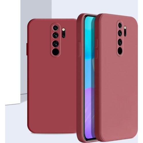 Fashion Original Offical Liquid Silicone Case for Xiaomi Redmi Note 8 8Pro Note8 T Note8Pro Girl Cute Matte Ultrathin Back Cover