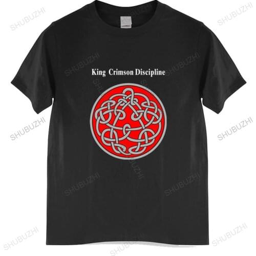 Men Cotton T Shirt Summer Brand Tshirt cotton T Shirts mens o-neck King Crimson Mens Discipline brand tee-shirt homme tops