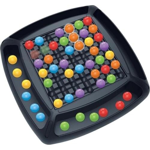 Kids Toys Set Montessori 2-in-1 Rainbow Bead Game For Kids Rainbow Ball Matching Game Children Educational Toys