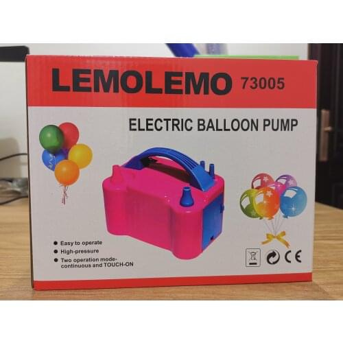 LEMOLEMO 220-240V High Power 2 Nozzle AC Inflatable Electric Air Balloon Pump Blower Globos Inflator Pump Portable balls Pump
