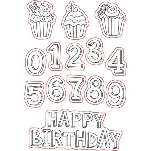 German Transparent Clear Stamp for DIY scrapbooking/Card Making C2