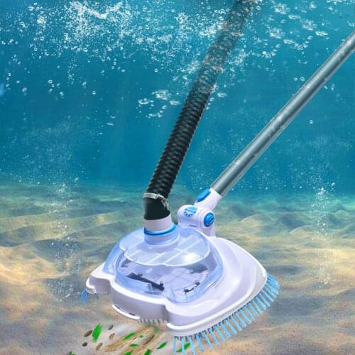 New Swimming Pool Vacuum Head Brush Cleaner Transparent Manual Floating Objects Suction Machine Cleaning And Maintenance Tools