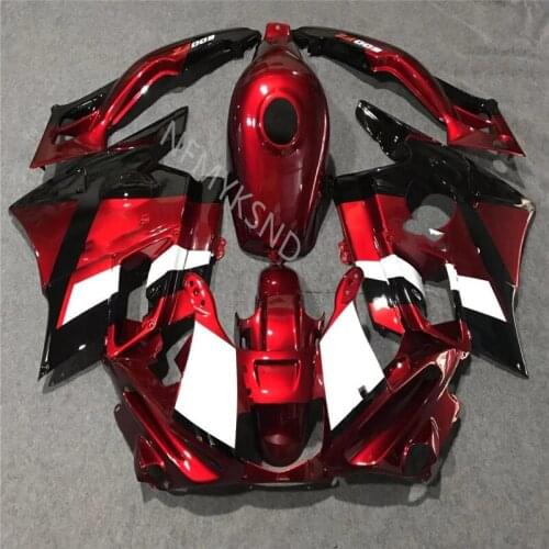 Fairing fit For Honda CBR600 F2 1991-1994 1992 1993 red black white ABS Plastics Body Kits Motorbike Bodywork Fairing