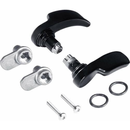 Motorcycle Saddlebag Lid Lifter For Harley Touring Electra Street Glide Road King 2014-2020 Black Chrome