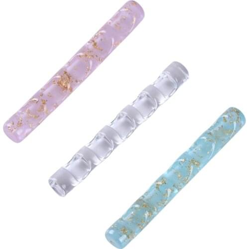 5 Grids Acrylic Clear Nail Brush Rack Shelf Painting Pen Rest Holder Stand Colorful UV Gel Brush Display Holder