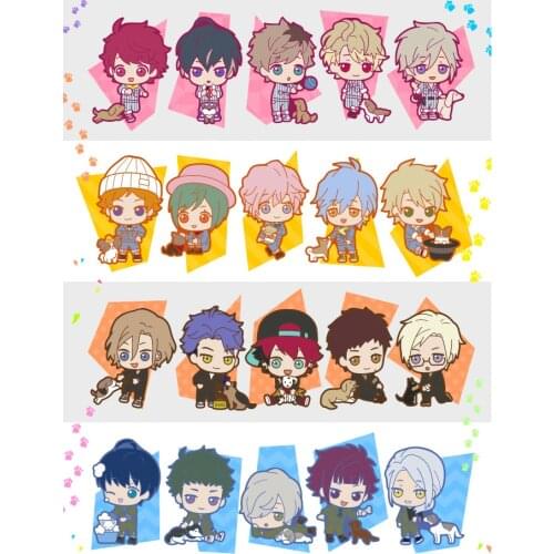 A3 ACT ADDICT ACTORS SPRING SUMMER AUTUMN WINTER Troupe CITRON TENMA BANRI TSUMUGI SAKUYA SAKUMA Rubber Keychain