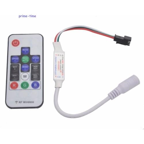 Led RGB Controller 300 kinds of changes Wireless RF Digital Color LED Strip led Light for WS2811 WS2812 WS2812B DC5V-24V