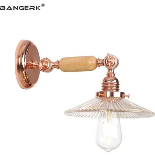 Loft Style Long Arm Wall Llghts Modern Edison Sconce Adjust LED Wall Light Iron Glass Bedside Wall Lamp Home Decor Lighting