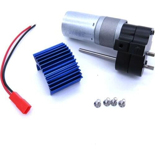 Universal Metal Transfer Gearbox with 370 Reduction Motor for WPL B14 B24 C14 RC Car Upgrade Parts