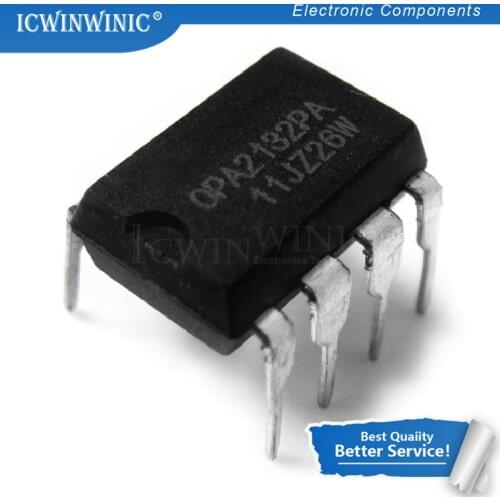 5piece OPA2132PA OPA2134PA OPA2132 OPA2134 DIP-8 audio op amp IC chip double channel amplifier new and original IC
