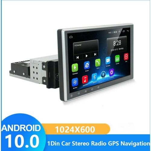10.1 Inch Android 10.1 1 Din Car 4-Core Stereo Radio Auto Video GPS Navigation WIFI Bluetooth Universal Multimedia Radio Player