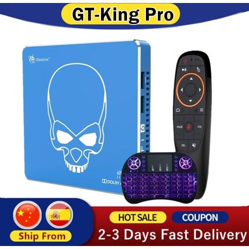 Beelink GT King pro S922X-H 4Gb 64GB Google Certificated TV BOX Hi-Fi Doby Music Android9.0 Smart IPTV Set Top Box Voice Remote