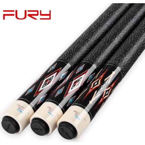 FURY DD1/3 Pool Cue 12.5mm Tiger Tip H-2 Evolution Shaft XTC Ferrule Uni-lock Joint Billiards Handmade Lrish Line Stick Kit
