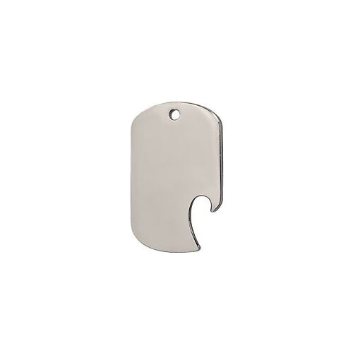 Cheap Slot Dog Tag Bottle Openers Nickel Plated Steel low price custom dog tag cut bottle opener