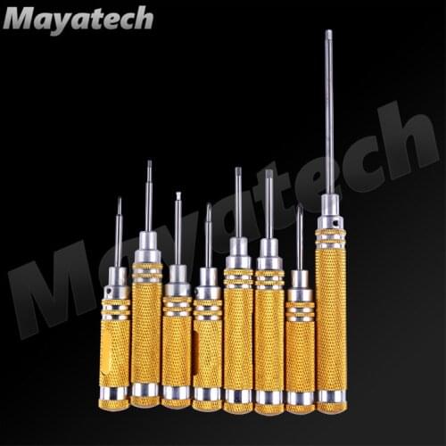 EMP CNC Long/short White steel screwdriver 1.5 2.0 2.5 3.0 Hexagon/Slotted/Phillips screwdriver