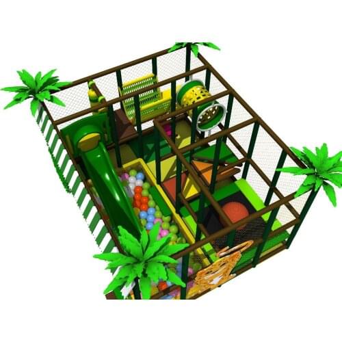 EU Standard Exported to Lithuania Jungle Themed Soft Indoor Playground HZ-9505