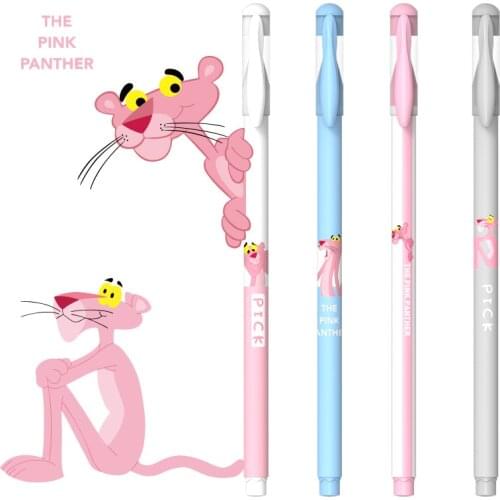 3 pcs/lot 0.5mm Pink Panther Erasable Ink Gel Pen School Office Supply Gift Stationery Papelaria Escolar
