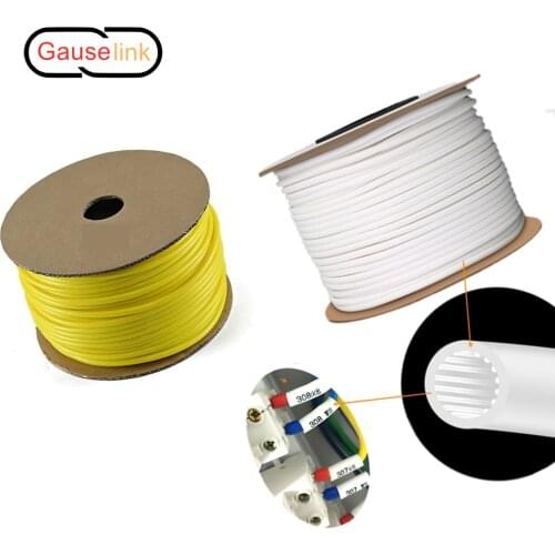 Electrical Wire Cable Identification Sleeve Tube Mark Label White Printable PVC Coding 0.5 - 25 MM² Diameter 1.5 - 12.5